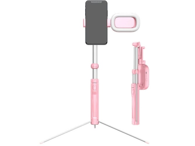 Selfie Stick WJS Alloy Rosa