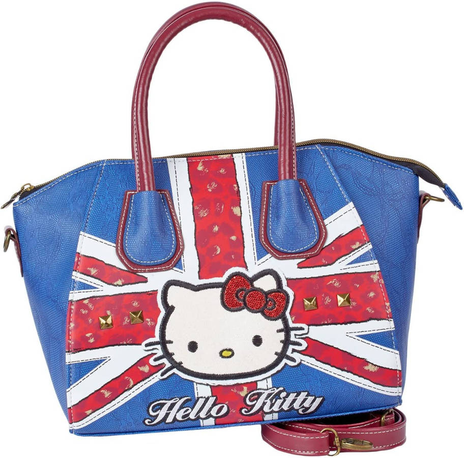 Bolso Hello Kitty azul cuero 23x31x12 cm tresor color karactermania 45486