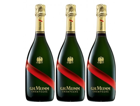 Pack 3 Mumm Grand Cordon MAISON G.H. MUMM