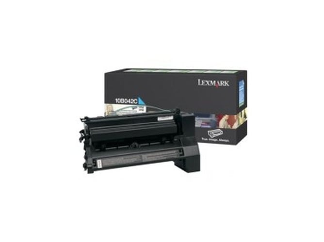 Tóner LEXMARK 10B042C Ciano