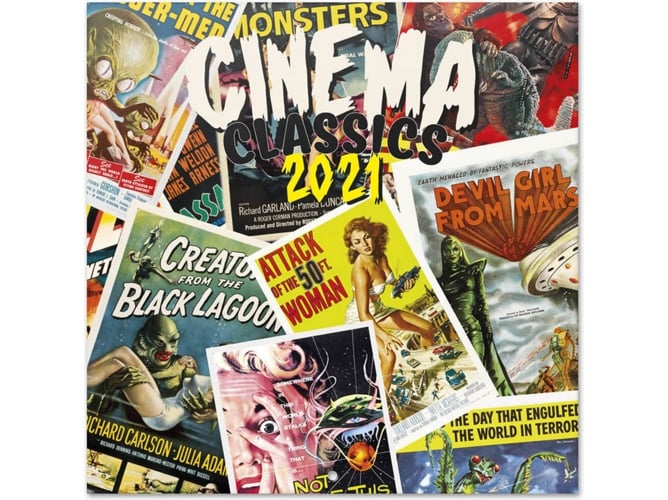 Calendario ARTISTICO Cinema Classics (2021 - 30 x 30 cm)