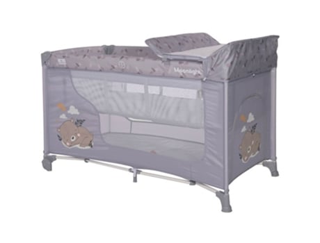 Cama de Viaje LORELLI MoonLight Grey Dream (2 níveis)