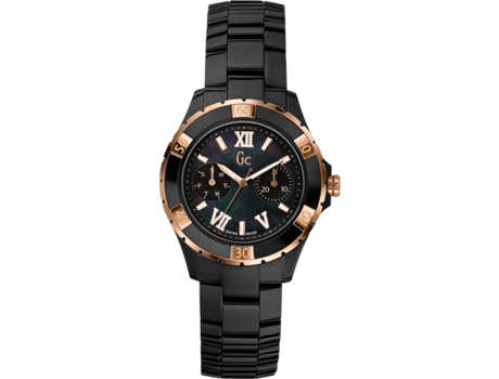 Reloj GUESS Mujer (Acero inoxidable - Negro)