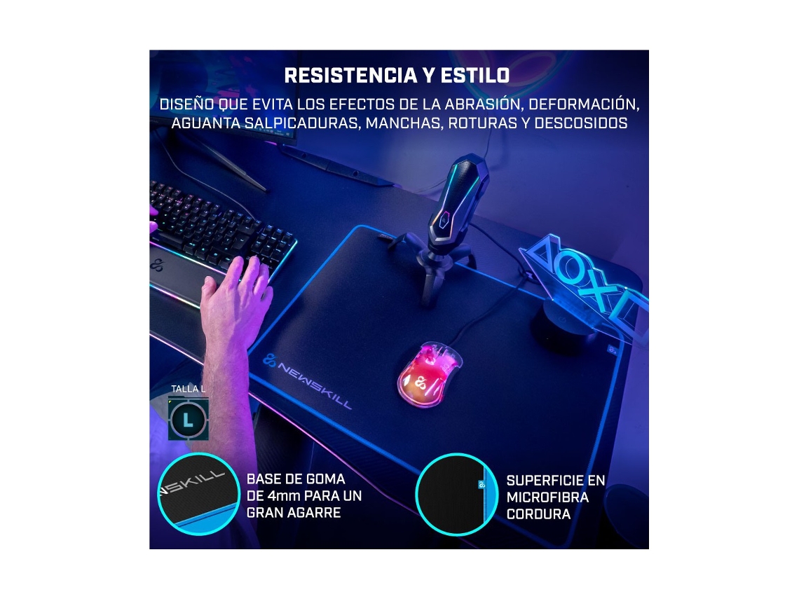 Newskill Themis Pro RGB Cordura XL - Alfombrilla gaming