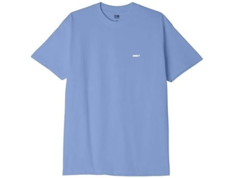 Camiseta de Hombre OBEY Corta Azul (S)