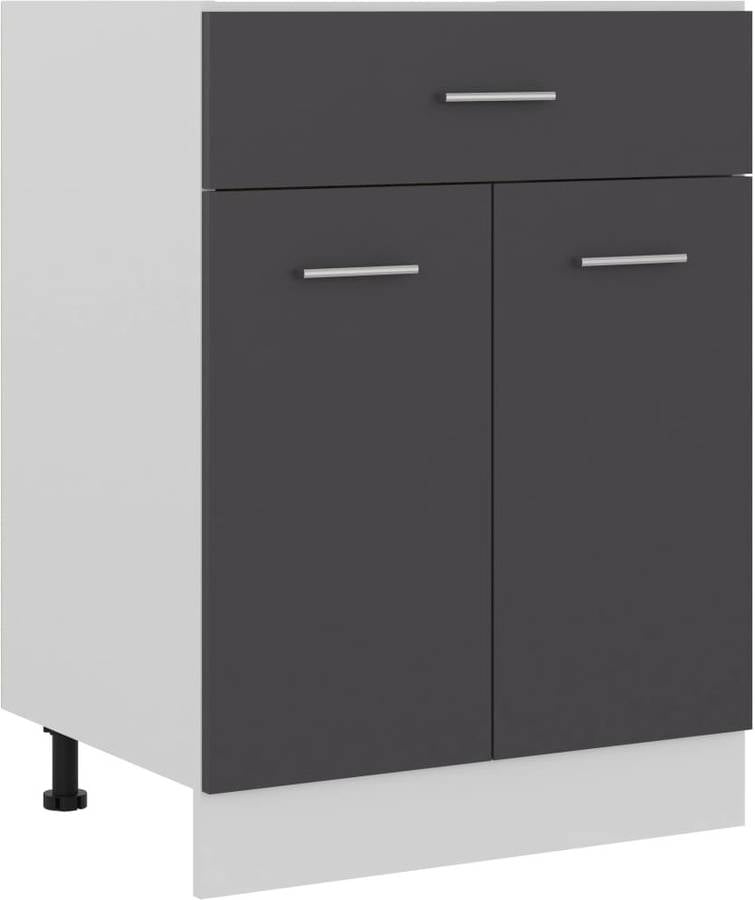 Armário Inferior VIDAXL Drawer Bottom Cabinet 60 cm 801230 (Madera - 60 x 46 x 81.5 cm)