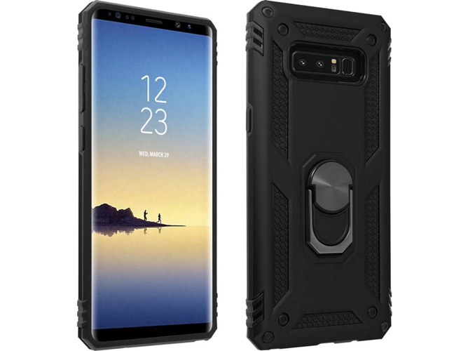 Carcasa Samsung Galaxy Note 8 AVIZAR Anillo Negro