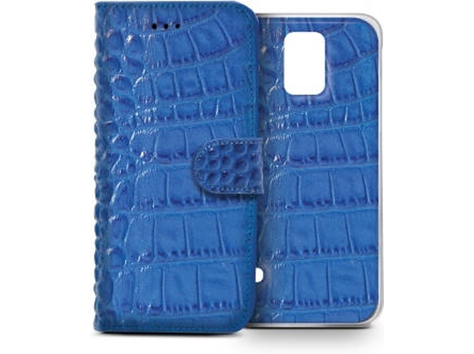 Carcasa Samsung Galaxy S5 CELLY Cocodrilo Azul