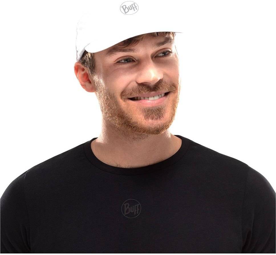 Solid Tubular Unisex adulto sombrero para hombre buff 5 panel blanco