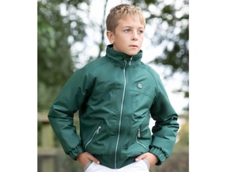 Chaqueta para Equitación PREMIER EQUINE (Niño Unisex - Verde - 5/6 Años)