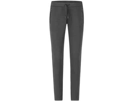 Pantalones Deportivos de Mujer para Fitness JAKO Chándal Casual Gris (34)