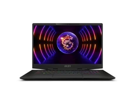 Portátil MSI 719438059 (17.3'' - Intel® Core™ i9 i9-13900H - RAM: 64 GB - 2000 GB SSD - Intel Iris Xe Graphics)