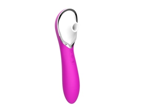 Vibrador de masaje de succión 2 en 1 con múltiples modos para mujeres (púrpura) VEANXIN