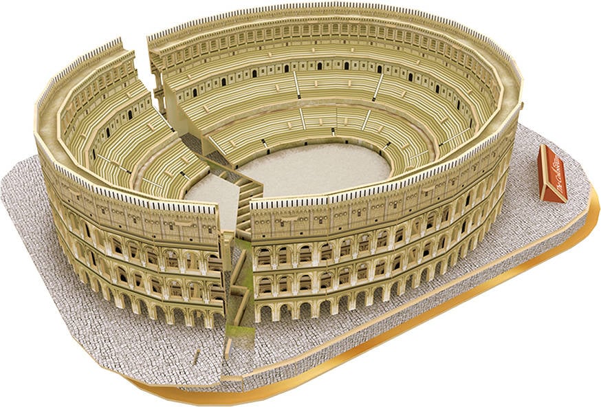 Puzzle 3D CUBIC FUN Coliseo (131 Piezas)