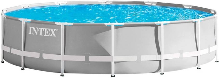 Piscina Redonda Intex prism frame 457x107 cm completa tubular 5 personas 14614l 457x107cm elevada desmontable 26724 ex 26734