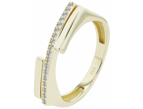 Joyería Oro 8K – Anillo en Oro con Circonias Sequoia – Talla 56