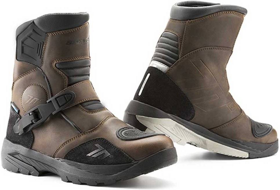 Botas Unisex SEVENTY DEGREES Sd-ba5 Adventure Marrón para Motociclismo (EU 48)