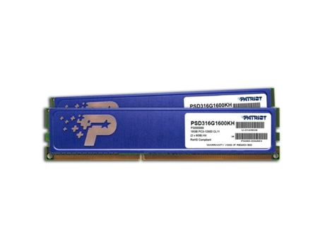 Memória Ram Memória PATRIOT Psd316G1600Kh Ddr3 16 Gb