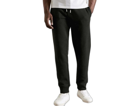 Pantalones de Chándal para Hombre SUPERDRY (XL - Algodón - Negro)