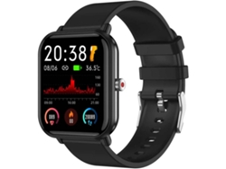 ENKERS Smartwatch PETHUEL 1,7 Smart Fitness Tracker Watch Monitor de Sueño Podómetro Notificación inteligente Impermeable -Negro