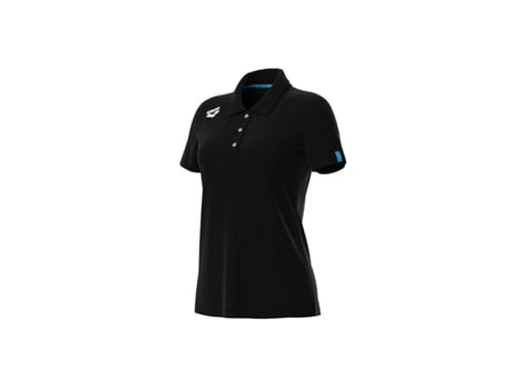 Polo de Mujer para Natación ARENA Team Solid Negro (XS)