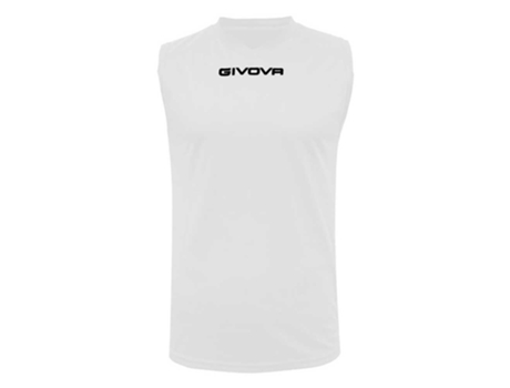 Camiseta de Hombre para Fútbol GIVOVA Poliéster Blanco (S)