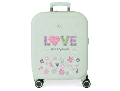 Maleta de Cabina ENSO Love Ice Cream Verde (55cm)