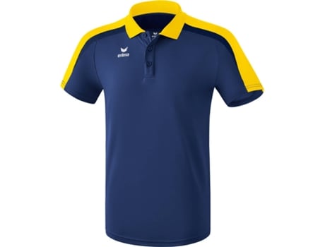 Polo para Hombre ERIMA Liga 2.0 Azul, Amarillo para Multideportes (10 años)