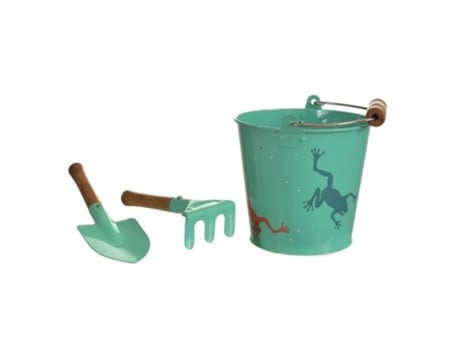 Jogo de Mesa EGMONT TOYS Set Frog With Bucket, Rake And Spade (3 Anos)