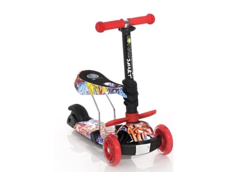 Scooter Infantil con Asiento SMART da Lorelli graffiti