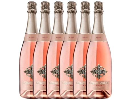 Espumante SEGURA VIUDAS Segura Viudas Rosé Brut Cava (0.75 L - 6 unidades)