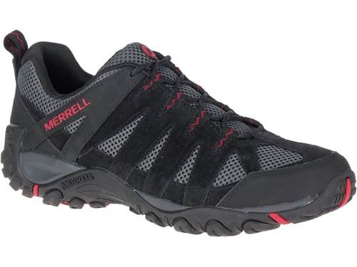 Zapatillas Deportivas MERRELL Accentor 2 Vent Hombre (Negro -Cuero Natural -44,5)