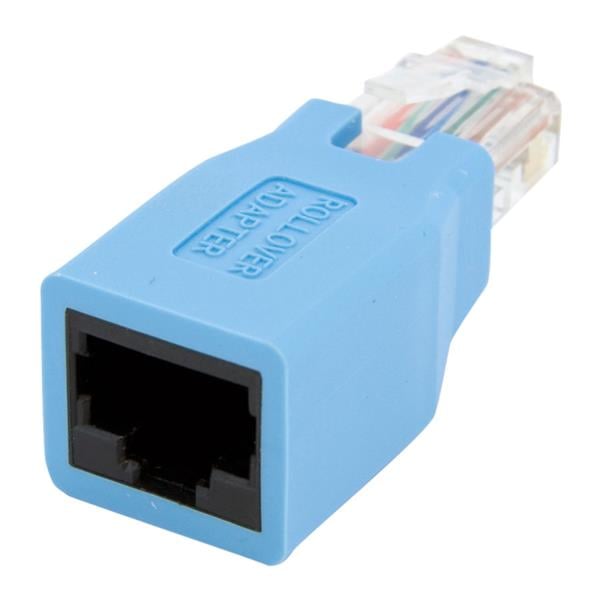 Cable Adaptador STARTECH.COM Cisco Console Rollover RJ45 RJ45 Azul