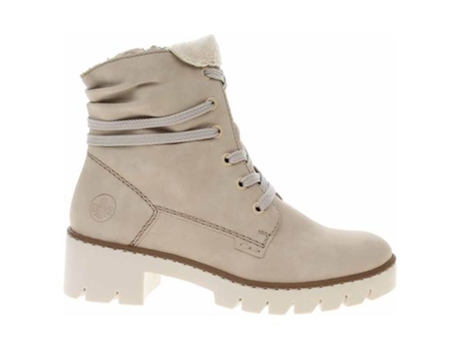 Botas RIEKER Mujer Material Sintético (38,0 eu - Beige)