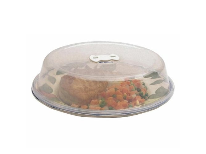 Tapa De Microondas craft kitchencraft para comida con ventilación aire hecha plástico libre bpa se ajusta platos hasta 26 3892