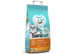 Arena Absorbente Aglomerante para Gatos SANICAT Vainilla (8L)