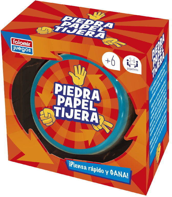 Juego Colectivo JUGUETES FALOMIR Piedra Papel o Tijera