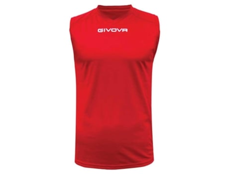 Camiseta de Hombre para Fútbol GIVOVA Xxxl Rojo (3XL)