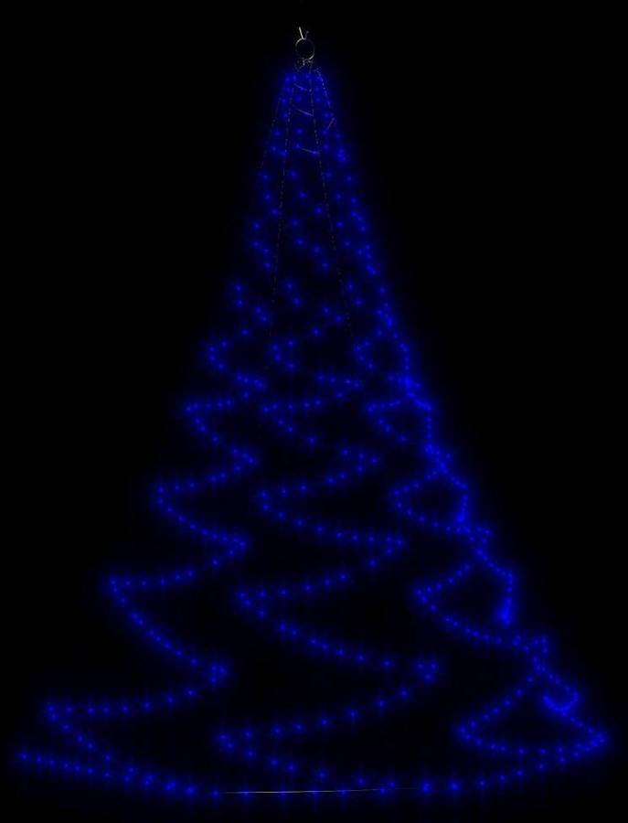 Árbol de Navidad VIDAXL 720 LEDs (Azul - 500 cm)