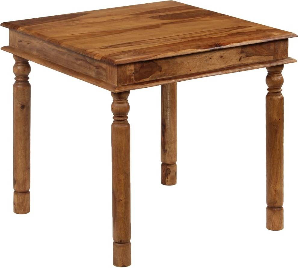 Mesa de Comedor VIDAXL 246251 (Madera de Sheesham Maciza -  80x80x77 cm)