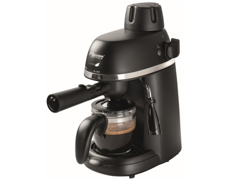 Cafetera espresso italiana - 4 tazas - 240ml - 3,5 bar - 800w - negra AES800 - BESTRON