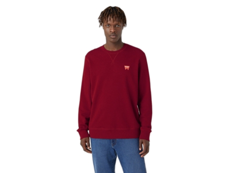 Sweatshirt para Hombre WRANGLER (S - Cuero - Rojo)