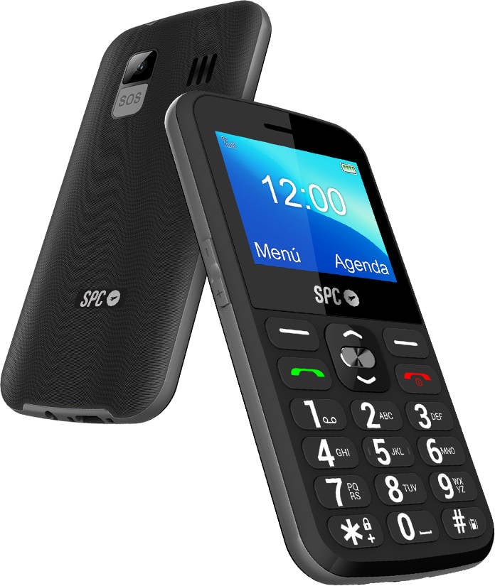 Teléfono Móvil Senior SPC Fortune 2 (2.2'' - 2G - Negro)