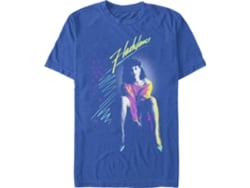 Camiseta Unisexo DEEPSTONE Retro Poster Flashdance Real (L)