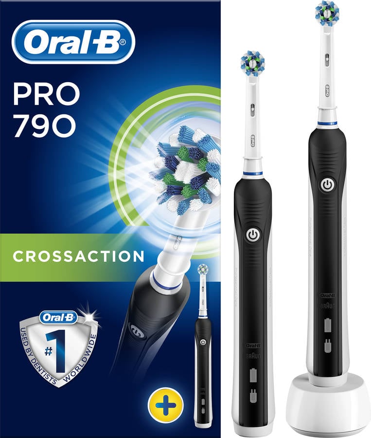 Cepillo de Dientes Eléctrico ORAL-B 790 Crossaction Negro