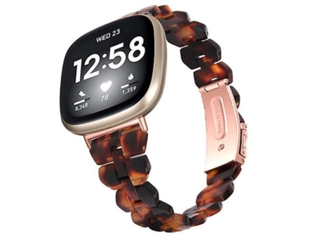 Correa para Fitbit Versa 4 / Sense 2 Correa universal de resina con rombos Hawksbill VENISYMLIS