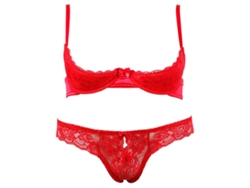 Conjunto de Sujetador COTTELLI COLLECTION (75 B/S - Rojo)