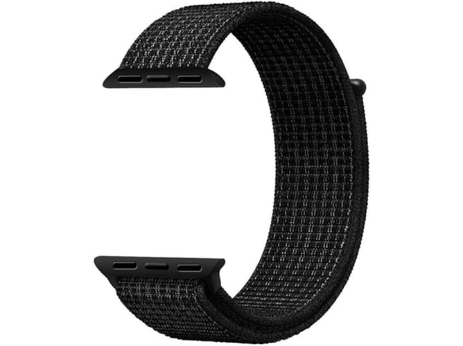 Correa Apple Watch 42, 44 mm WJS Nylon Negro