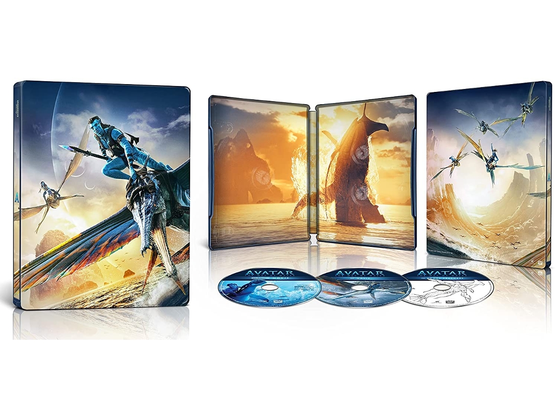 Avatar: The Way Of Water 4K Ultra Hd + Blu-Ray Extras Steelbook / Avatar:  El Sentido Del Agua | Worten.es