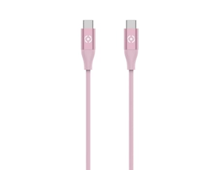 Cable Usbcusbccolpk Usb-C CELLY Rosa